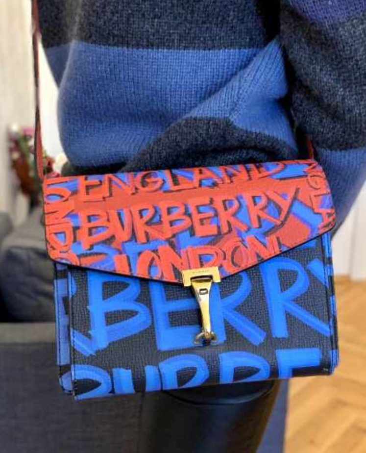 Burberry Graffiti limited edition bag