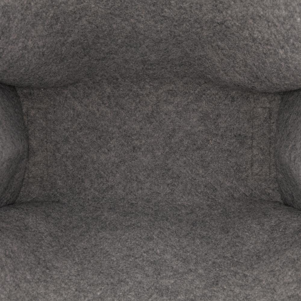 Gucci AB Gucci Gray Wool Fabric Diamante Tote Italy