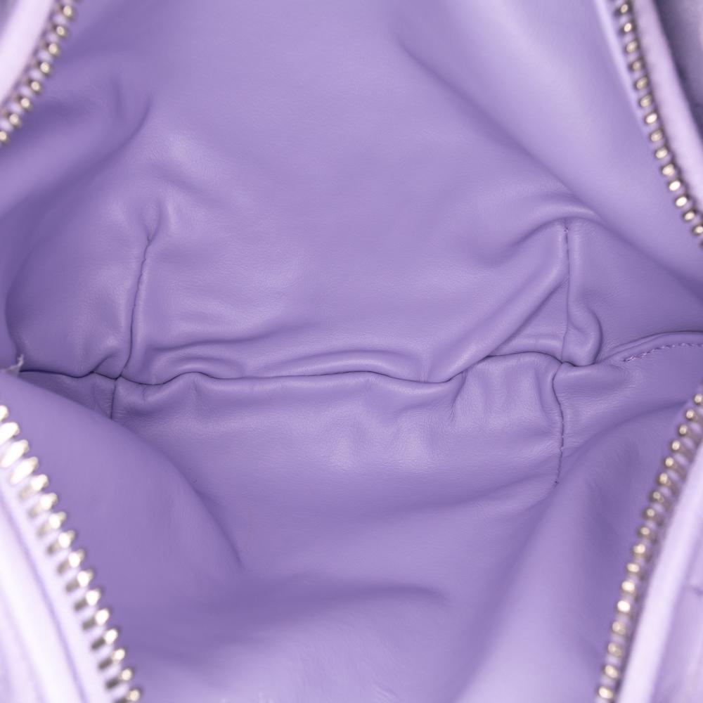 Bottega Veneta AB Bottega Veneta Purple Nappa Leather Leather Mini Nappa Intrecciato Jodie Italy