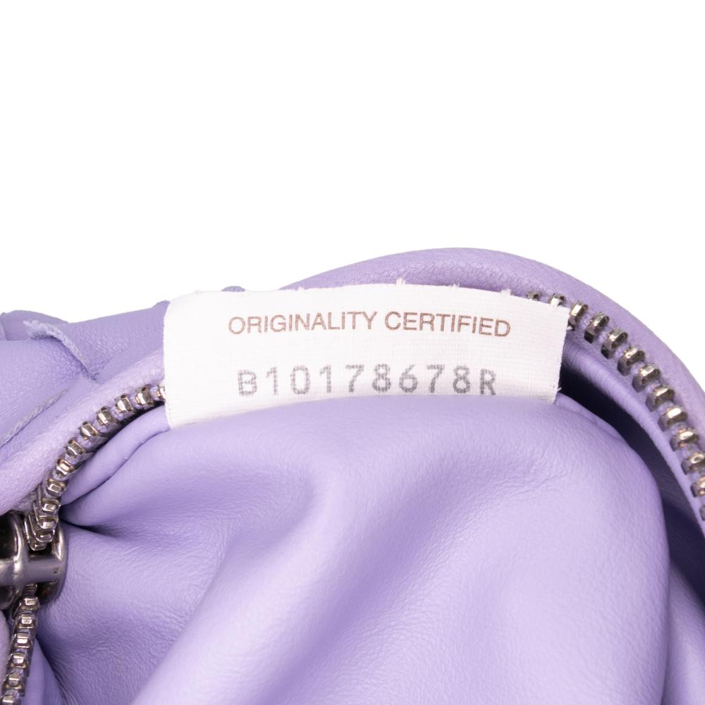 Bottega Veneta AB Bottega Veneta Purple Nappa Leather Leather Mini Nappa Intrecciato Jodie Italy