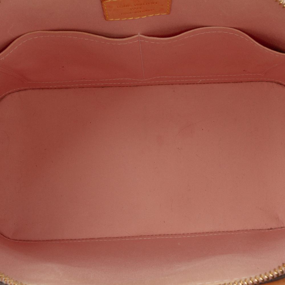 Louis Vuitton B Louis Vuitton Brown Nude Vernis Leather Leather Monogram Vernis Alma PM France