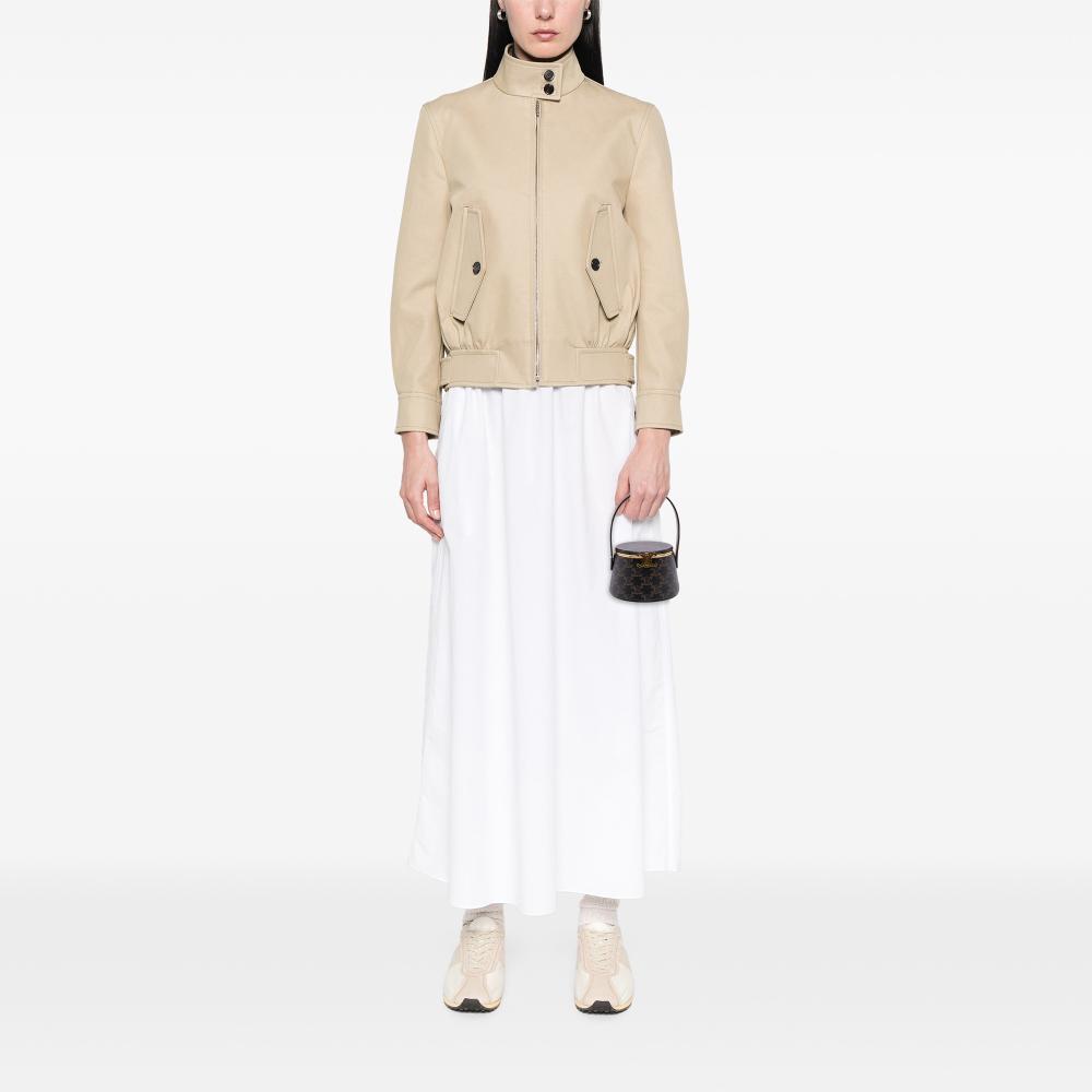 Celine AB Celine Brown Dark Brown Coated Canvas Fabric Triomphe Triomphe Nina Minaudiere Bag Italy