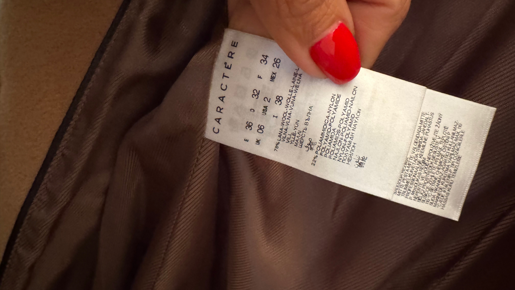 Caractére Beige coat