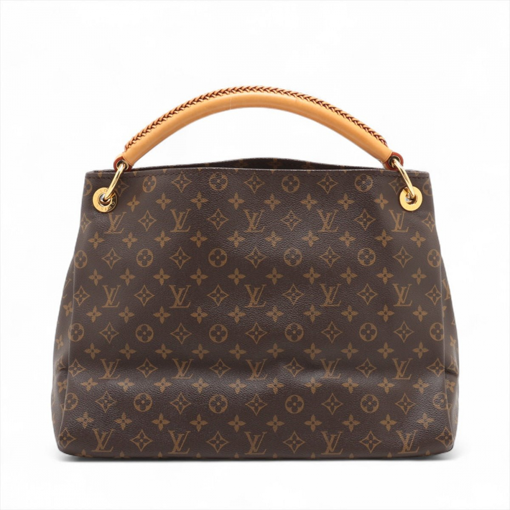 Louis Vuitton Artsy Canvas Hobo Bag Brown