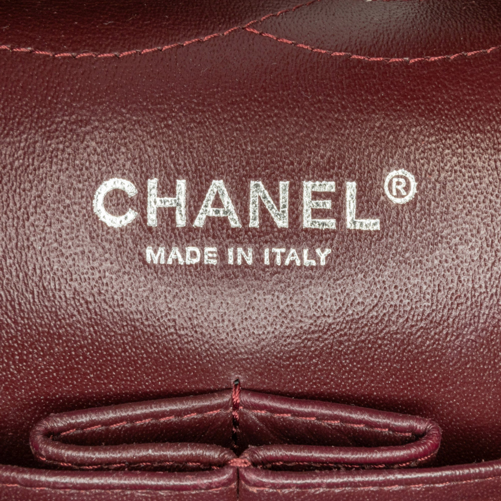 Chanel Classic Double Flap Jumbo Lambskin Leather Matelassè Handbag Black