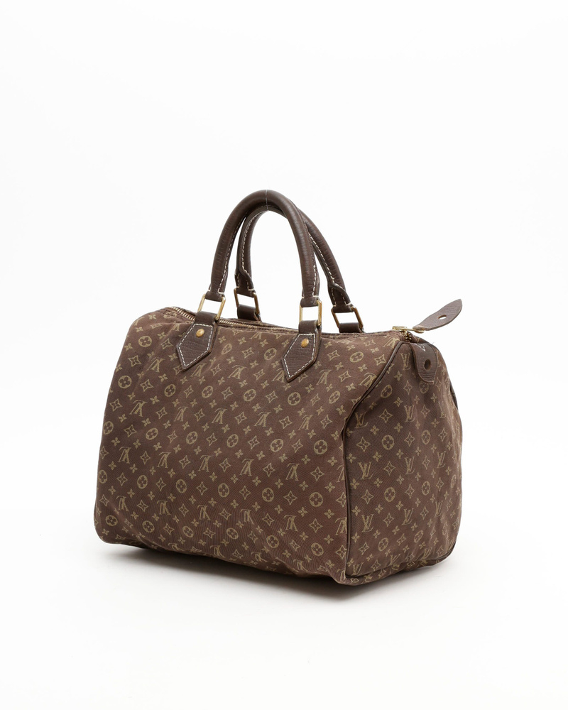 Louis Vuitton Mini Lin Speedy 30 Bag