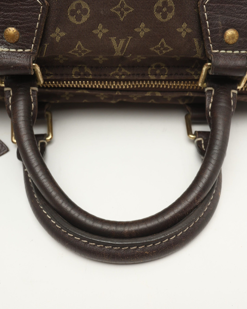 Louis Vuitton Mini Lin Speedy 30 Bag