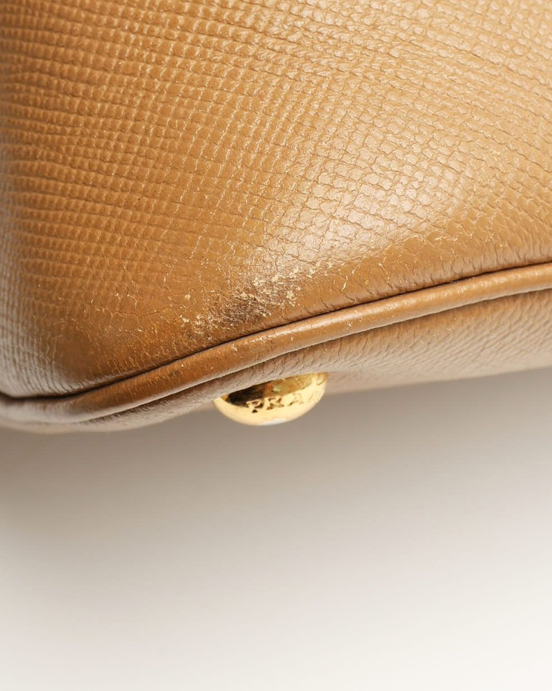 Prada Studded Saffiano Bag