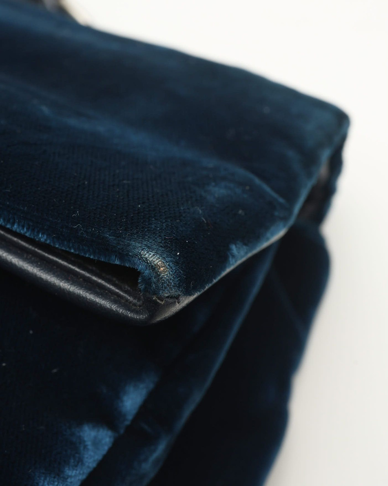 Saint Laurent Small Velvet West Hollywood Bag