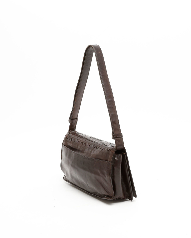 Bottega Veneta Intrecciato Flap Bag