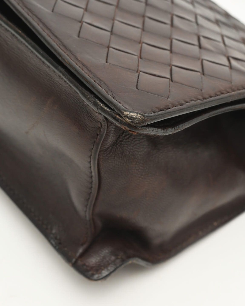 Bottega Veneta Intrecciato Flap Bag