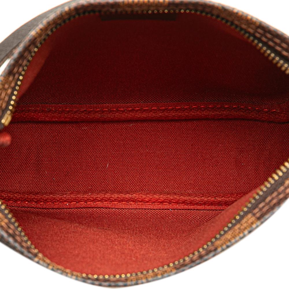 Louis Vuitton B Louis Vuitton Brown Damier Canvas Canvas Damier Ebene Trousse Pochette France