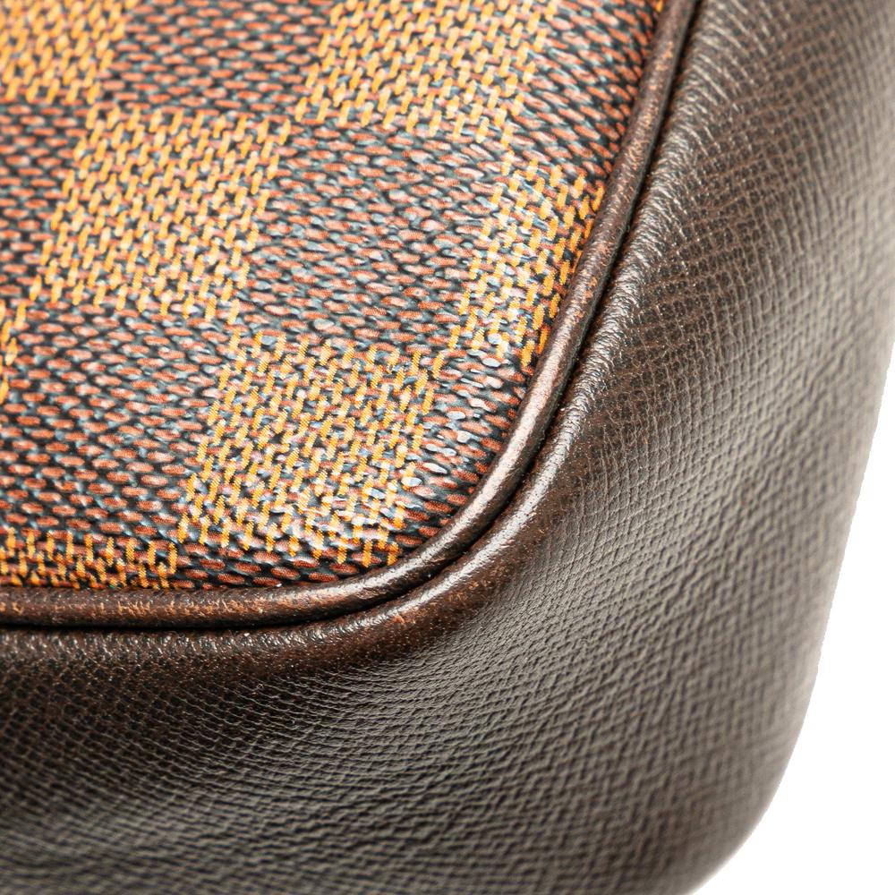 Louis Vuitton B Louis Vuitton Brown Damier Canvas Canvas Damier Ebene Trousse Pochette France