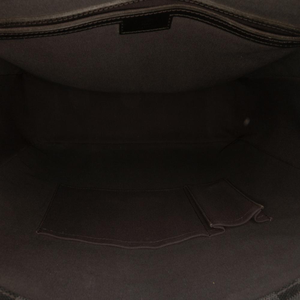 Louis Vuitton B Louis Vuitton Black Damier Canvas Fabric Damier Graphite Tadao PM France