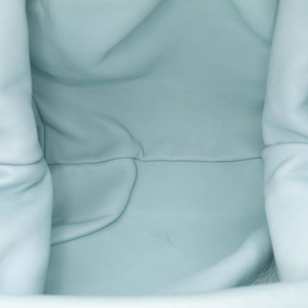 Bottega Veneta Blue Nappa Intrecciato The Mini Pouch Crossbody Italy