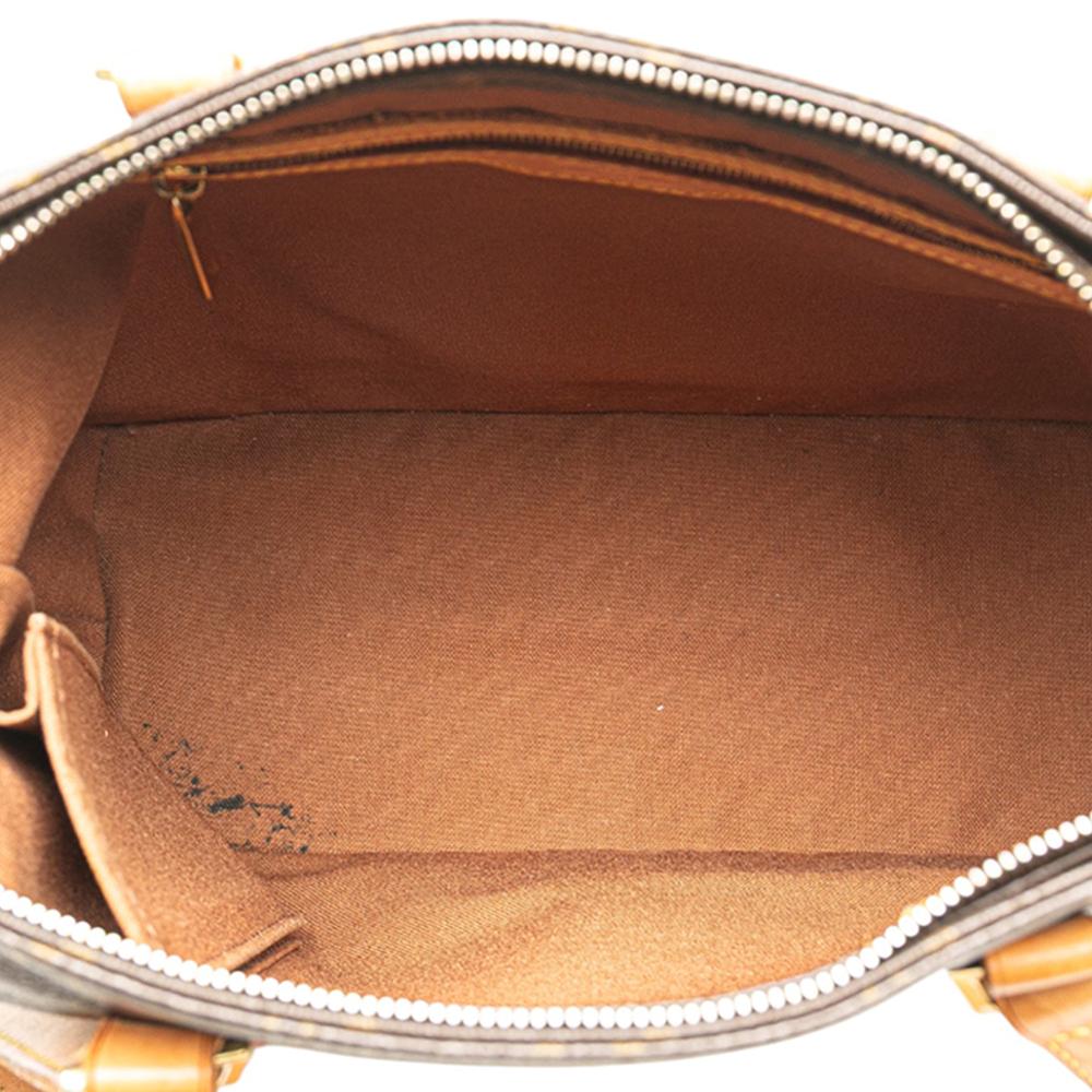 Louis Vuitton B Louis Vuitton Brown Monogram Canvas Fabric Monogram Cabas Piano France