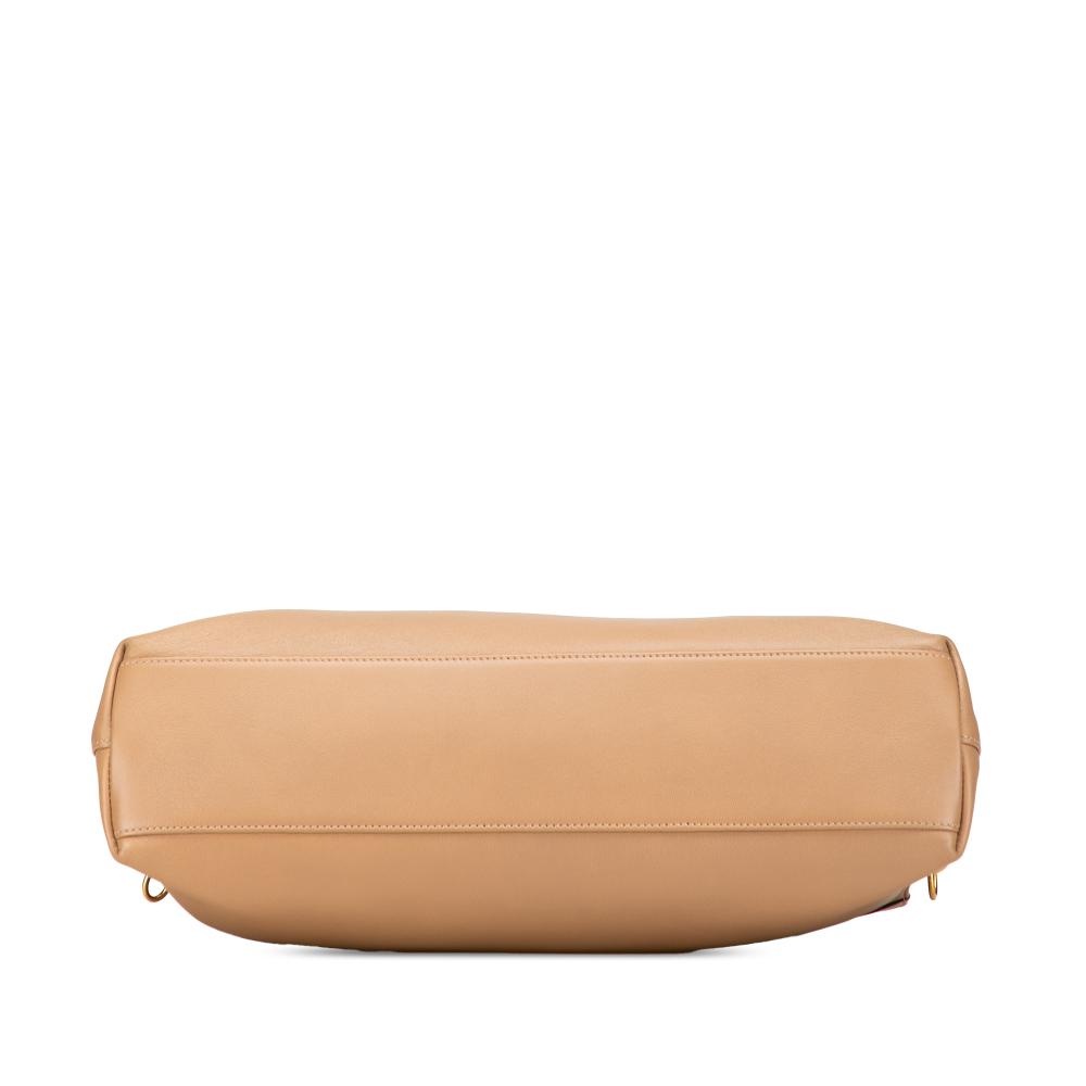 Gucci AB Gucci Brown Camel Calf Leather Small Linea Matisse Satchel Italy