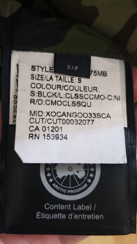 Canada Goose The Fraser Bomber reversible jacket Black label