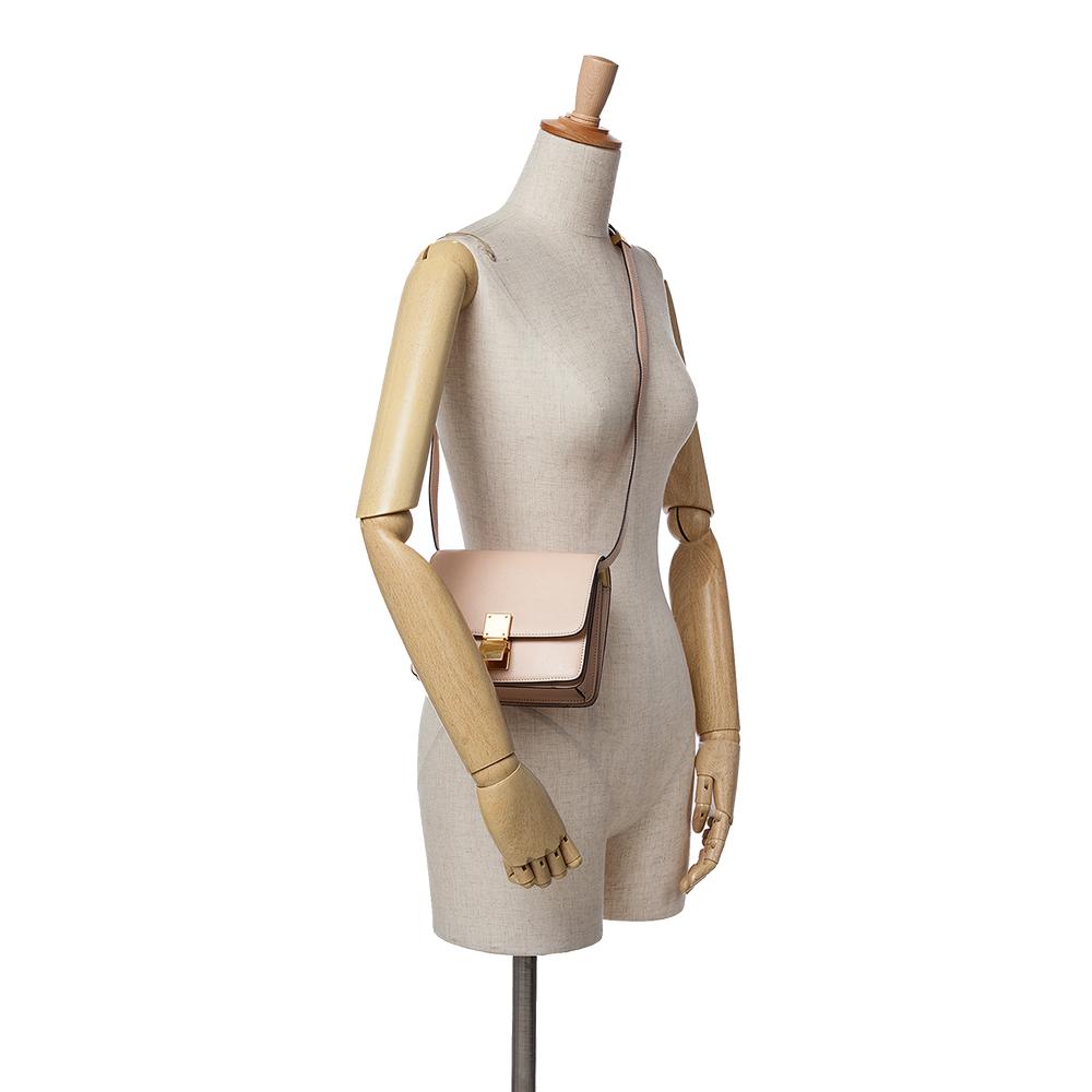 Celine B Celine Pink Light Pink Calf Leather Small Liege skin Classic Box Italy