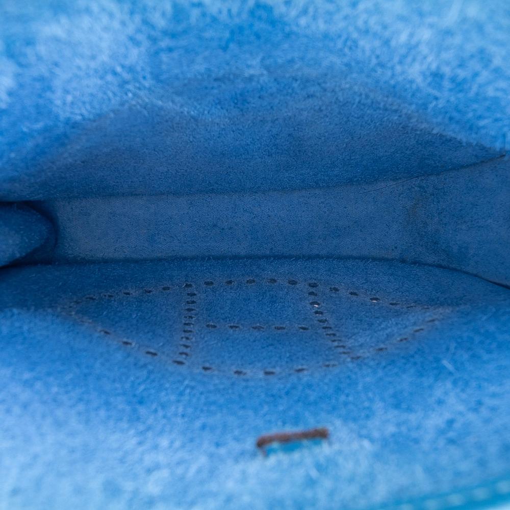 Hermès AB Hermès Blue Calf Leather Epsom Evelyne TPM France