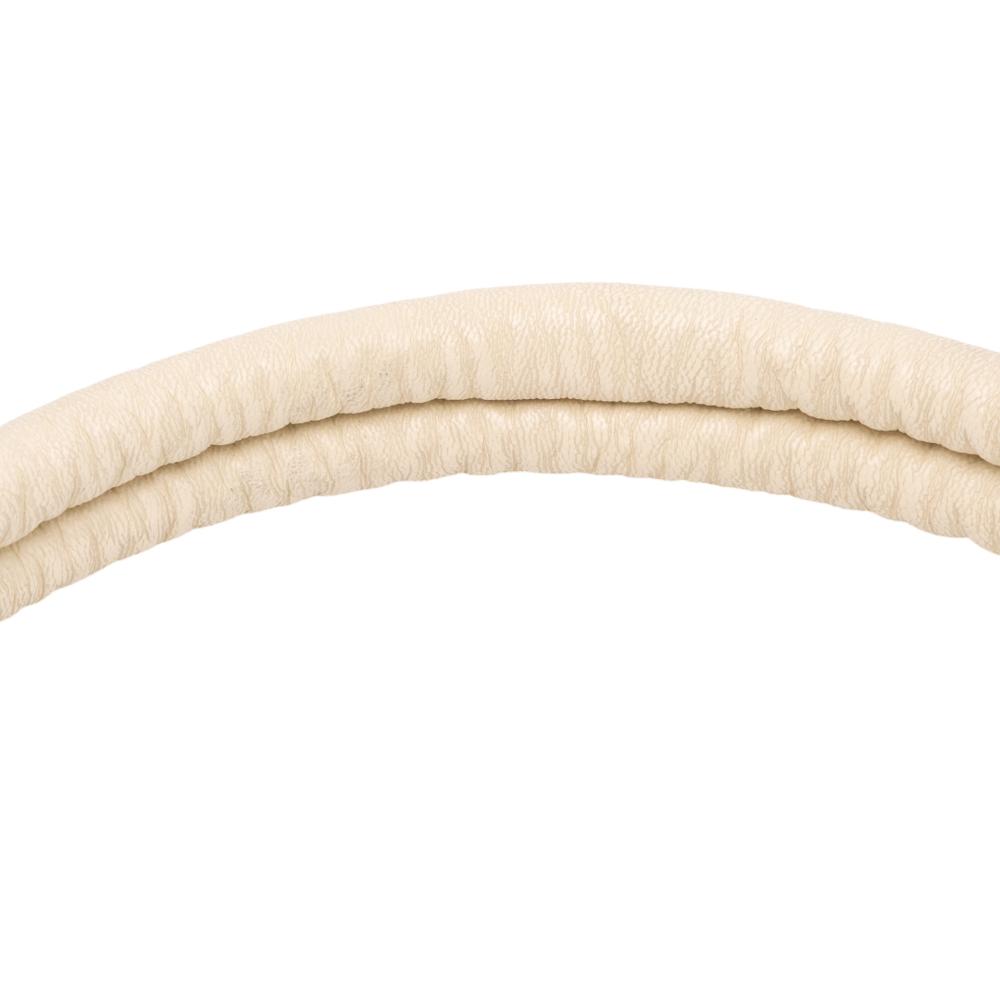 Chanel B Chanel White Ivory Calf Leather Quilted skin Expandable Zip Yacht Flap Italy