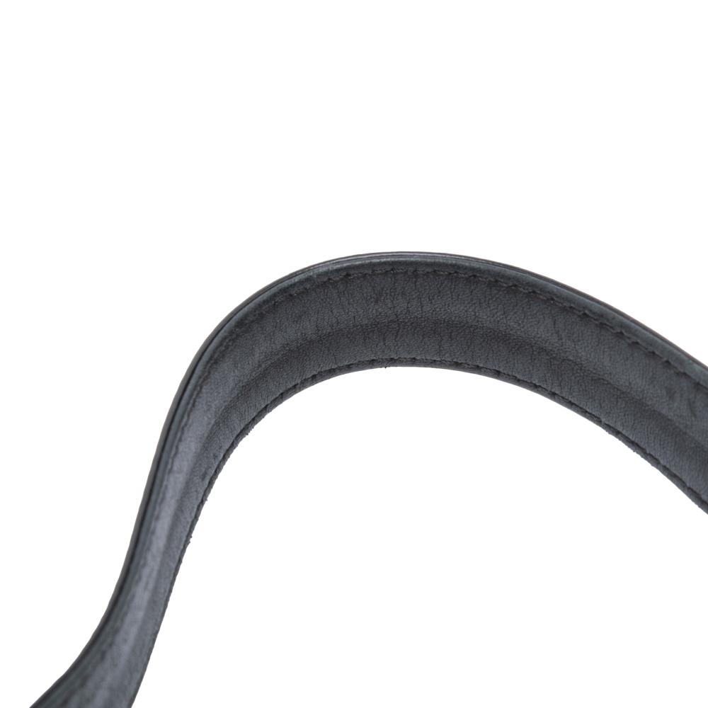 Chanel B Chanel Black Patent Leather Leather CC Chocolate Bar Patent Shoulder Bag France