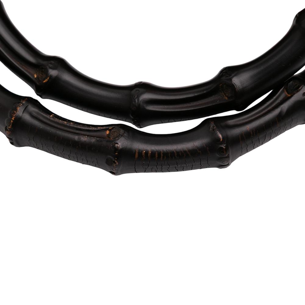 Gucci B Gucci Pink Rose Gold Calf Leather Medium skin Bamboo Shopper Satchel Italy