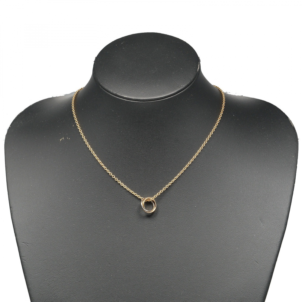 Creart II Cartier Trinity Pendant Necklace 18K Tricolor Gold