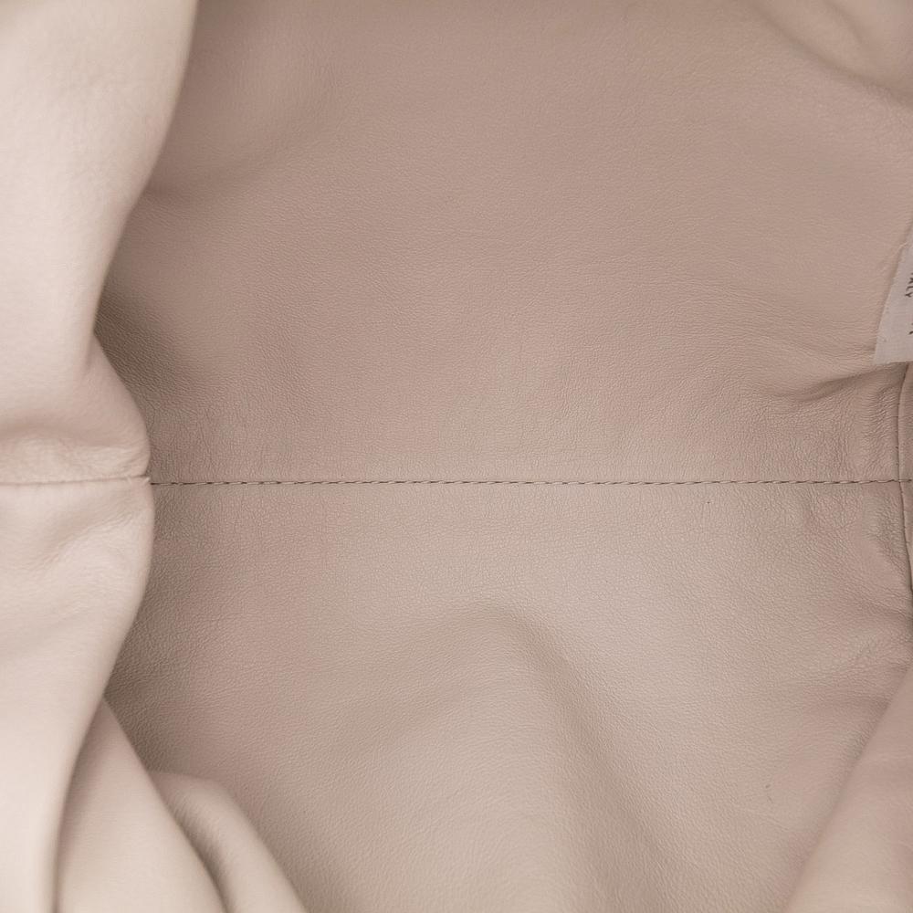 Bottega Veneta B Bottega Veneta Brown Light Beige Lambskin Leather Leather Lambskin The Mini Pouch Crossbody Italy