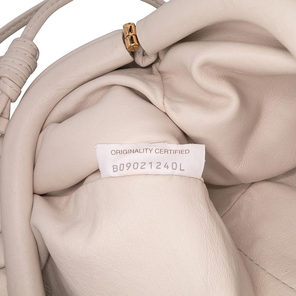 Bottega Veneta B Bottega Veneta Brown Light Beige Lambskin Leather Leather Lambskin The Mini Pouch Crossbody Italy