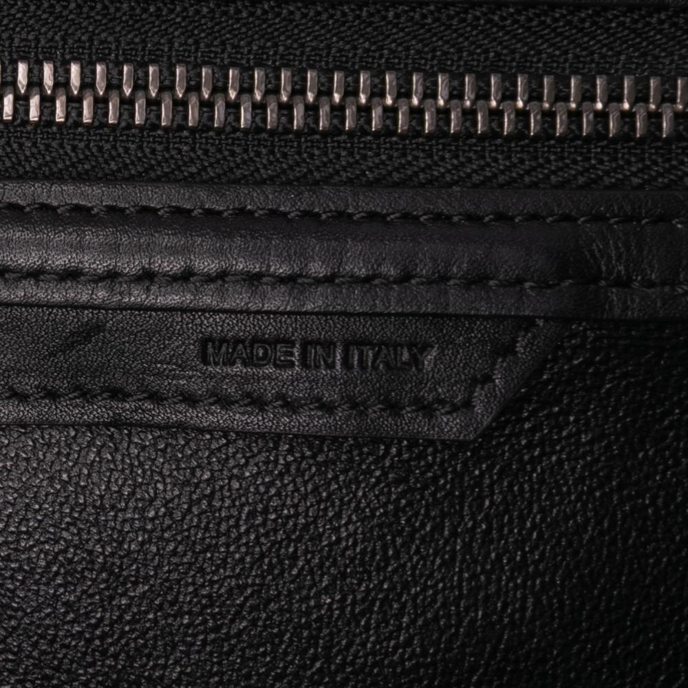 Celine B Celine Blue Calf Leather Micro Tricolor Luggage Tote Italy