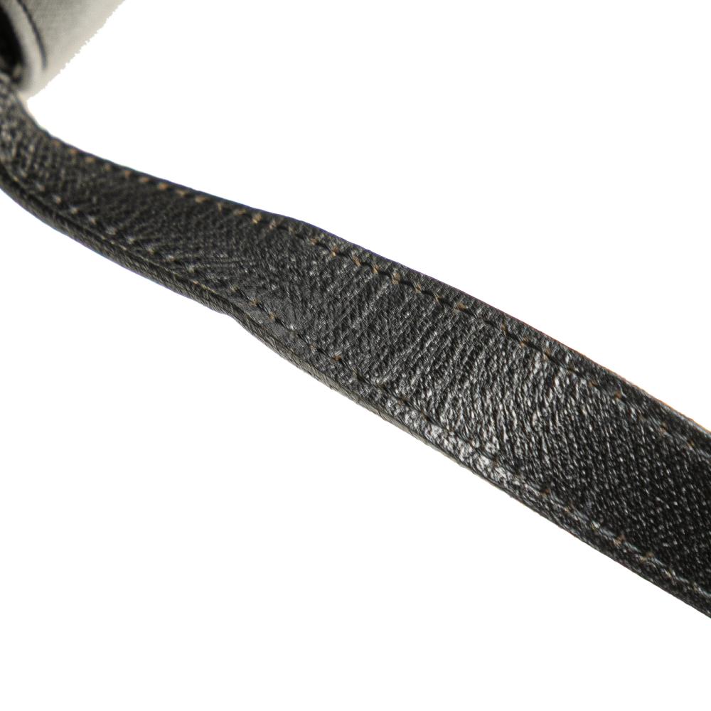 Saint Laurent B Saint Laurent Black Calf Leather Monogram Crossbody Italy