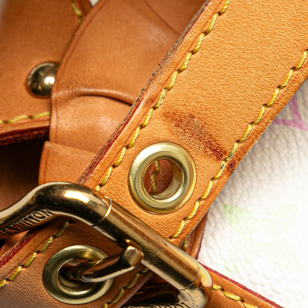 Louis Vuitton B Louis Vuitton White Monogram Multicolore Canvas Fabric Monogram Multicolore Leonor Spain