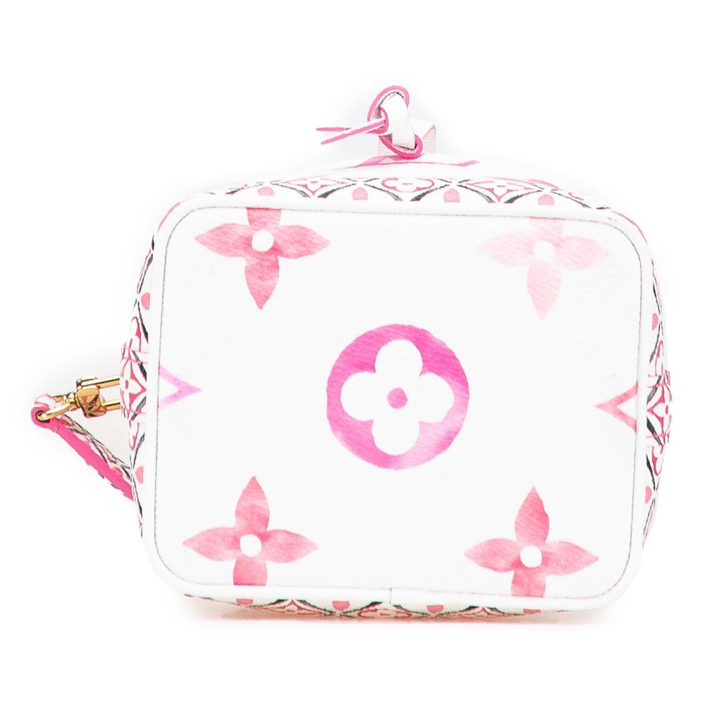 Louis Vuitton AB Louis Vuitton White Monogram Canvas Fabric Monogram Watercolor Giant By the Pool Nano Noe France