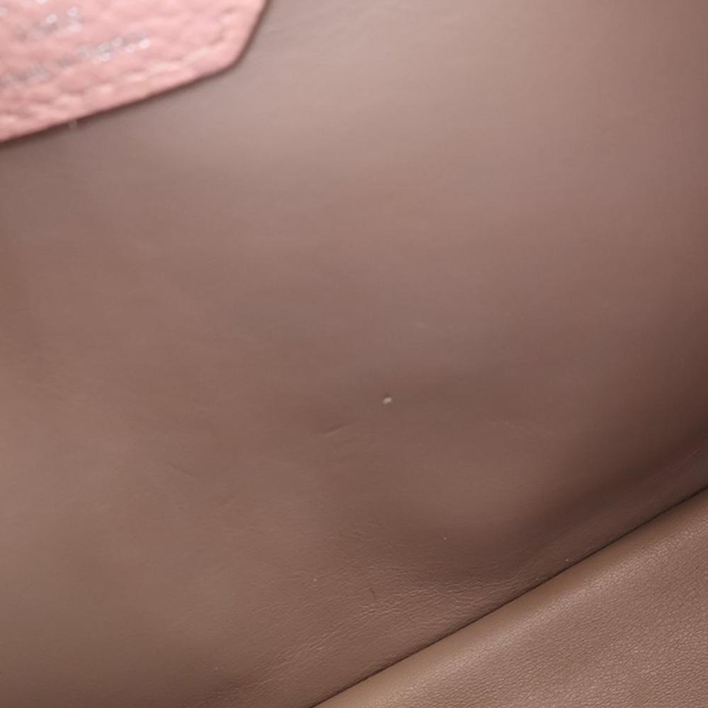 Louis Vuitton B Louis Vuitton Pink Light Pink Calf Leather Taurillon Capucines PM France