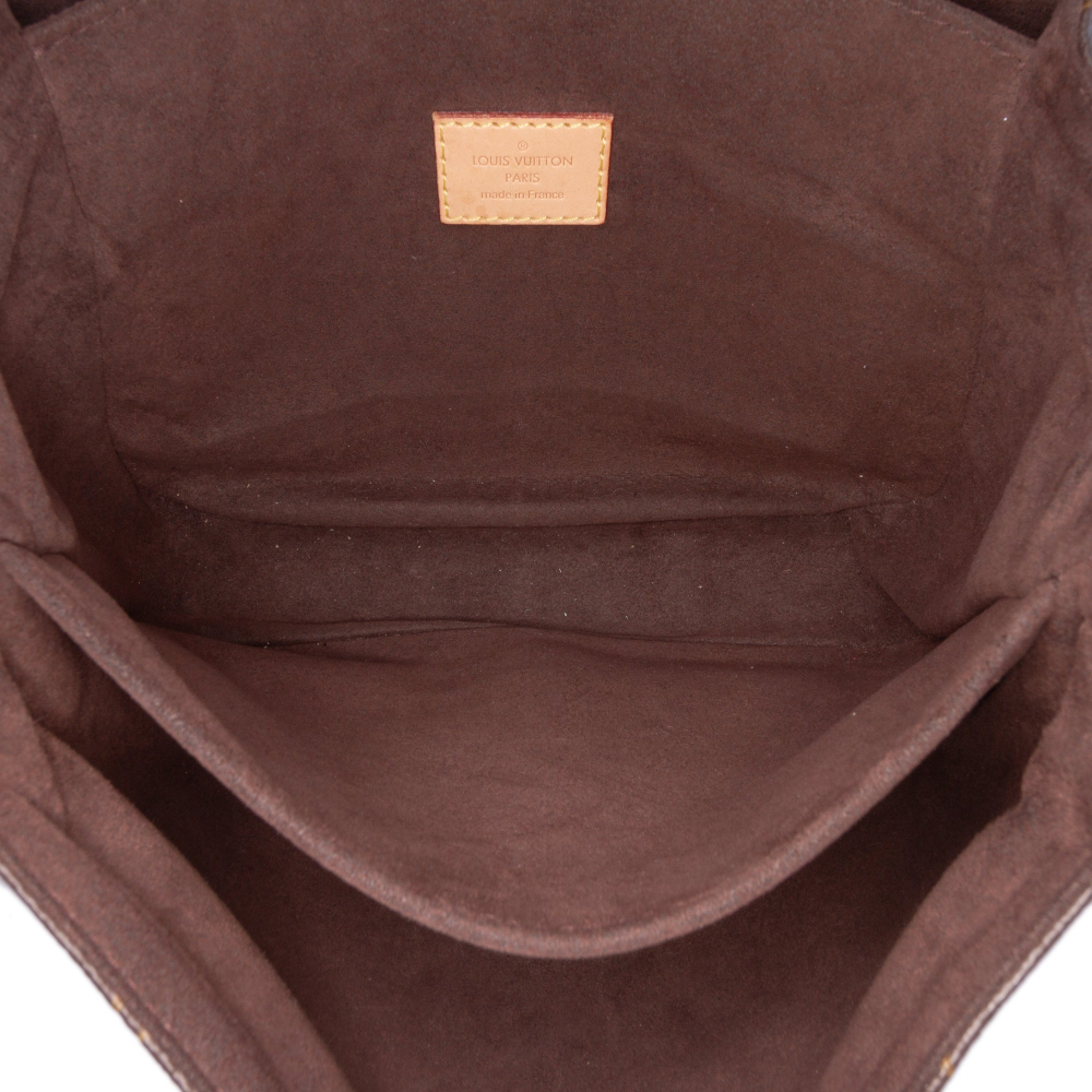 Louis Vuitton Pochette Métis Canvas Flap Crossbody Brown