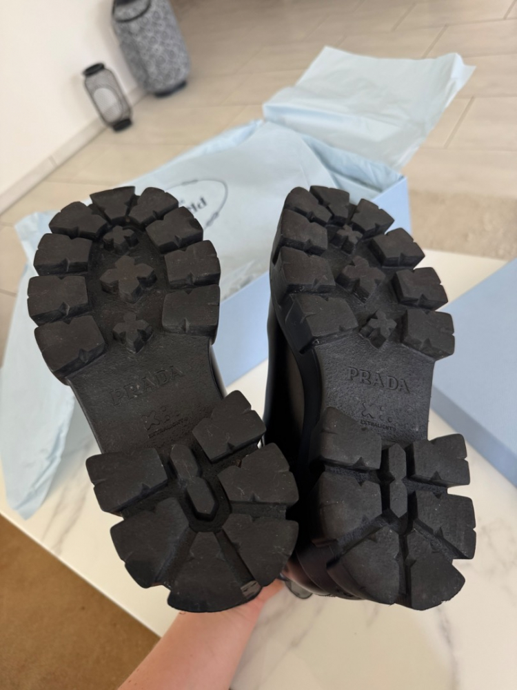 Prada Bottes monolithiques