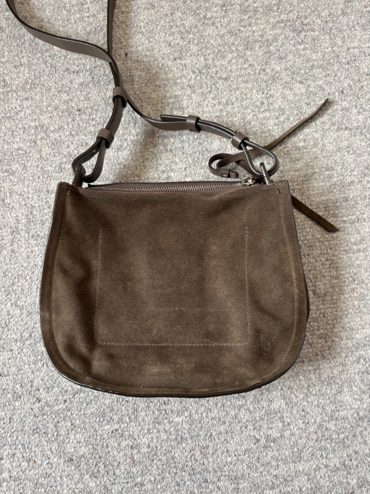 All Saints Sac à bandoulière en daim Mori