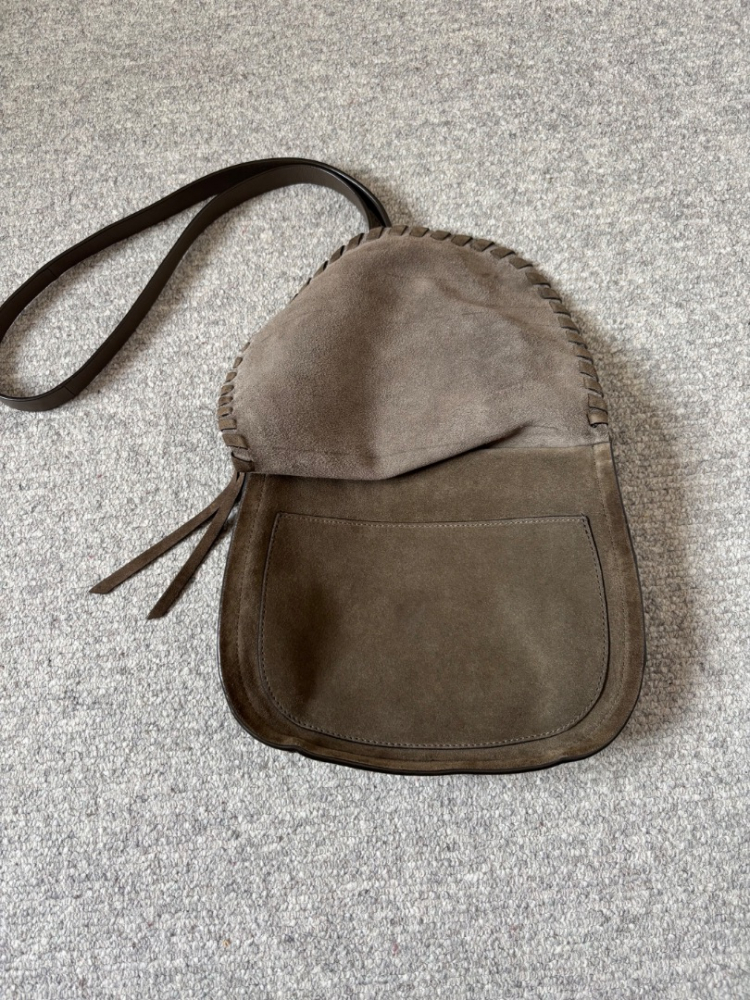 All Saints Sac à bandoulière en daim Mori