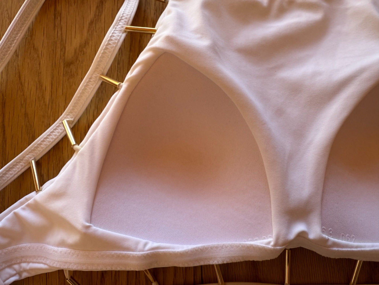 Evarae Perlenbesetzter Neckholder-Bikini