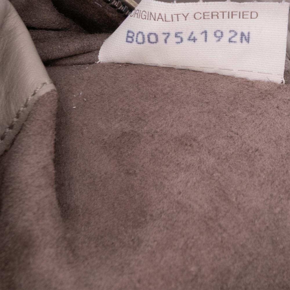 Bottega Veneta B Bottega Veneta Brown Light Beige Nappa Leather Leather Medium Nappa Intrecciato Roma Tote Italy