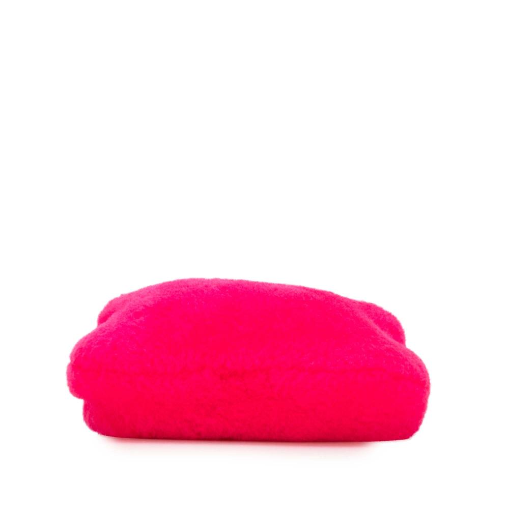 Bottega Veneta AB Bottega Veneta Pink Strawberry Fur Natural Material Mini Shearling Jodie Italy