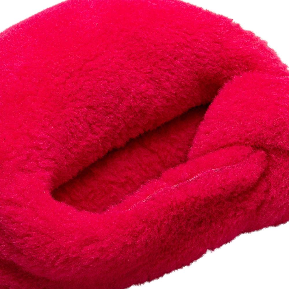 Bottega Veneta AB Bottega Veneta Pink Strawberry Fur Natural Material Mini Shearling Jodie Italy