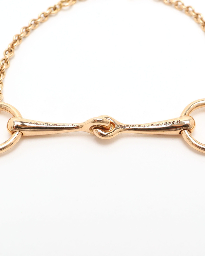 Hermès Filet d'Or Bracelet, 18kt Rose Gold And Diamond