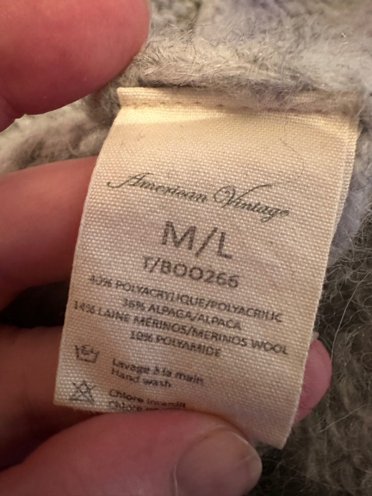 American Vintage Graue Weste