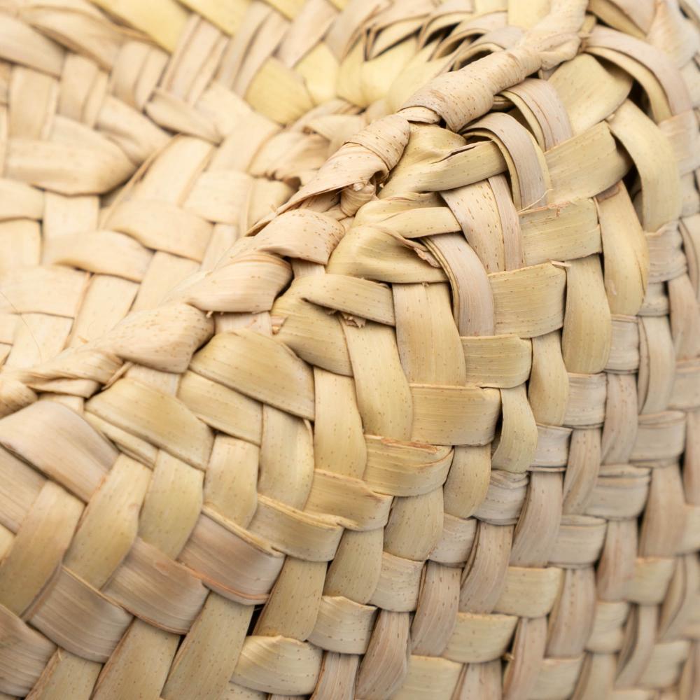 Celine B Celine Brown with Pink Raffia Natural Material Teen Triomphe Classic Panier Morocco