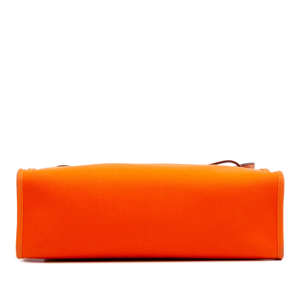 Hermès Herbag PM Canvas 1 Pouch Top-handle Handbag Orange