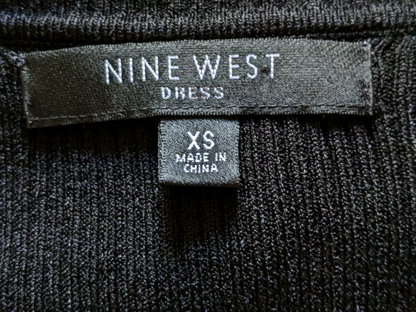 Nine West Robe en maille dans l'esprit Missoni XS