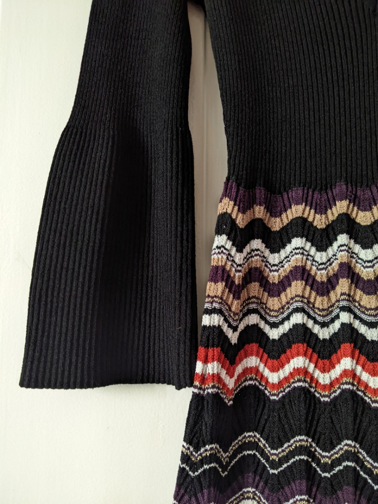 Nine West Robe en maille dans l'esprit Missoni XS