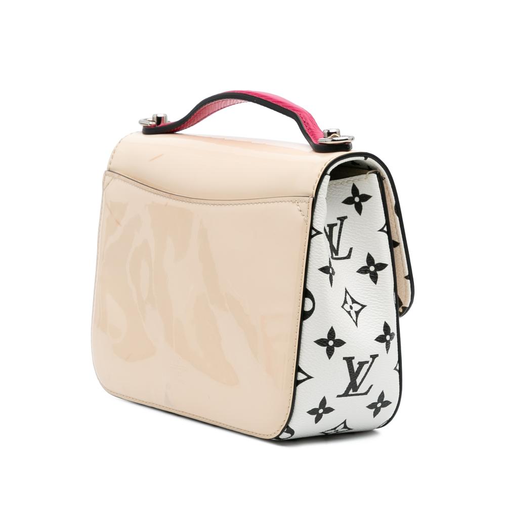 Louis Vuitton B Louis Vuitton Brown Beige Vernis Leather Leather Vernis Miroir Cherrywood BB Italy